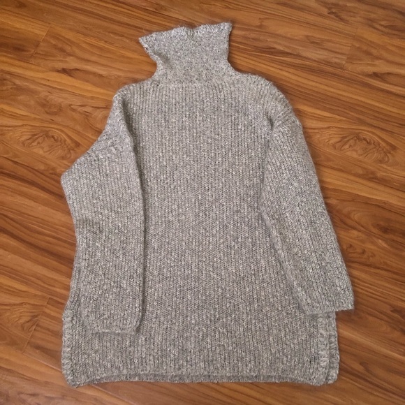 Mohair blend shaker knit sweater dress/tunic sz L - Picture 3 of 7